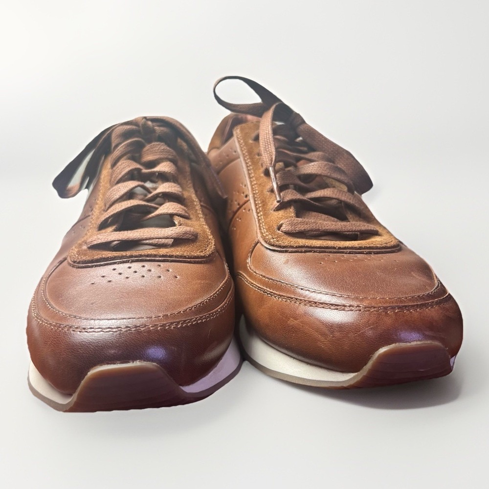 Mark Nason Los Angeles Hardee Oxford Cognac Dress Causal Sneakers Men's Size 9 - Picture 5 of 8